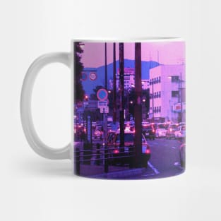 Japan Street sunset Mug